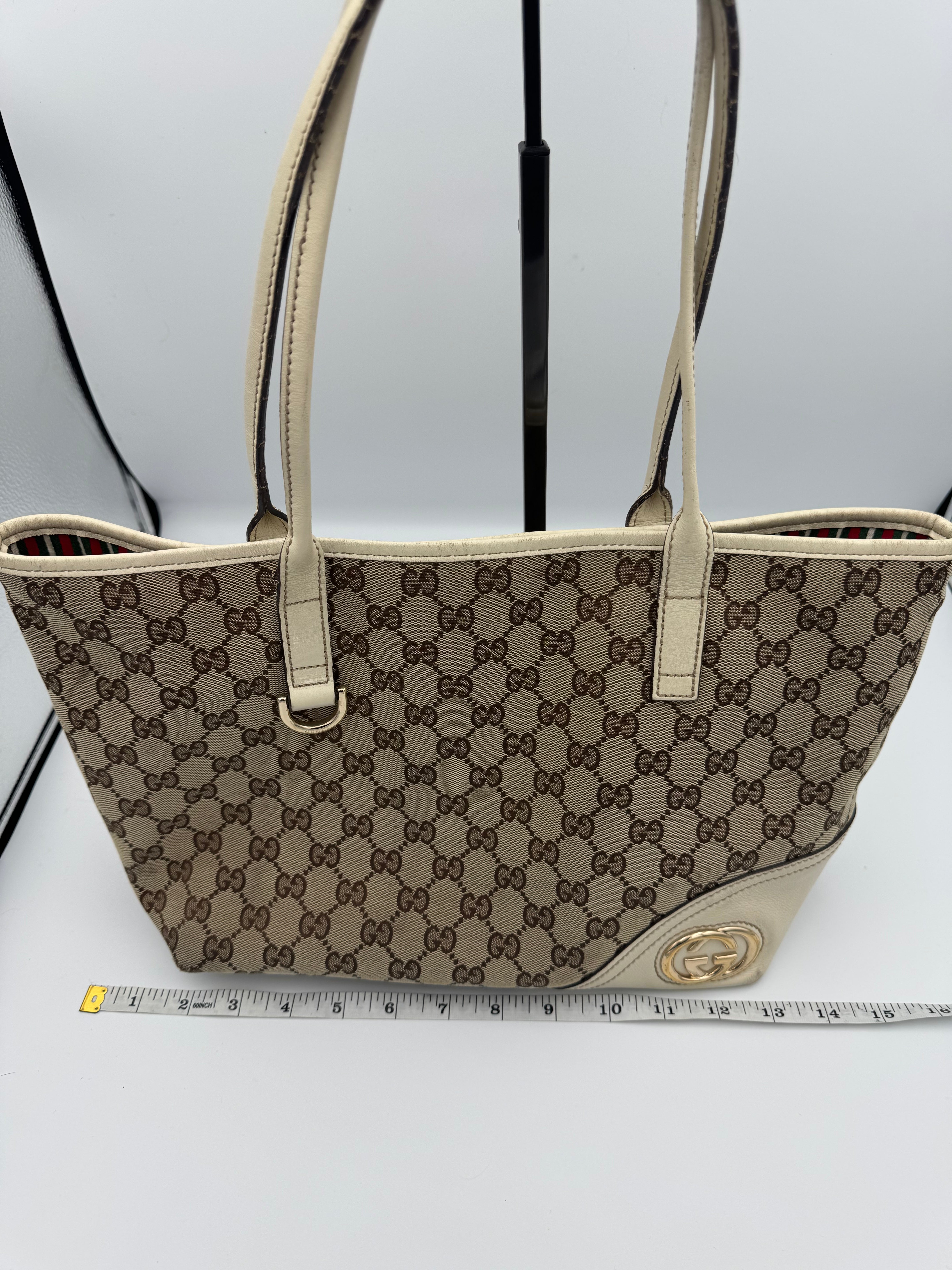 GUCCI CANVAS ORIGINAL TOTE- GOOD CONDITION