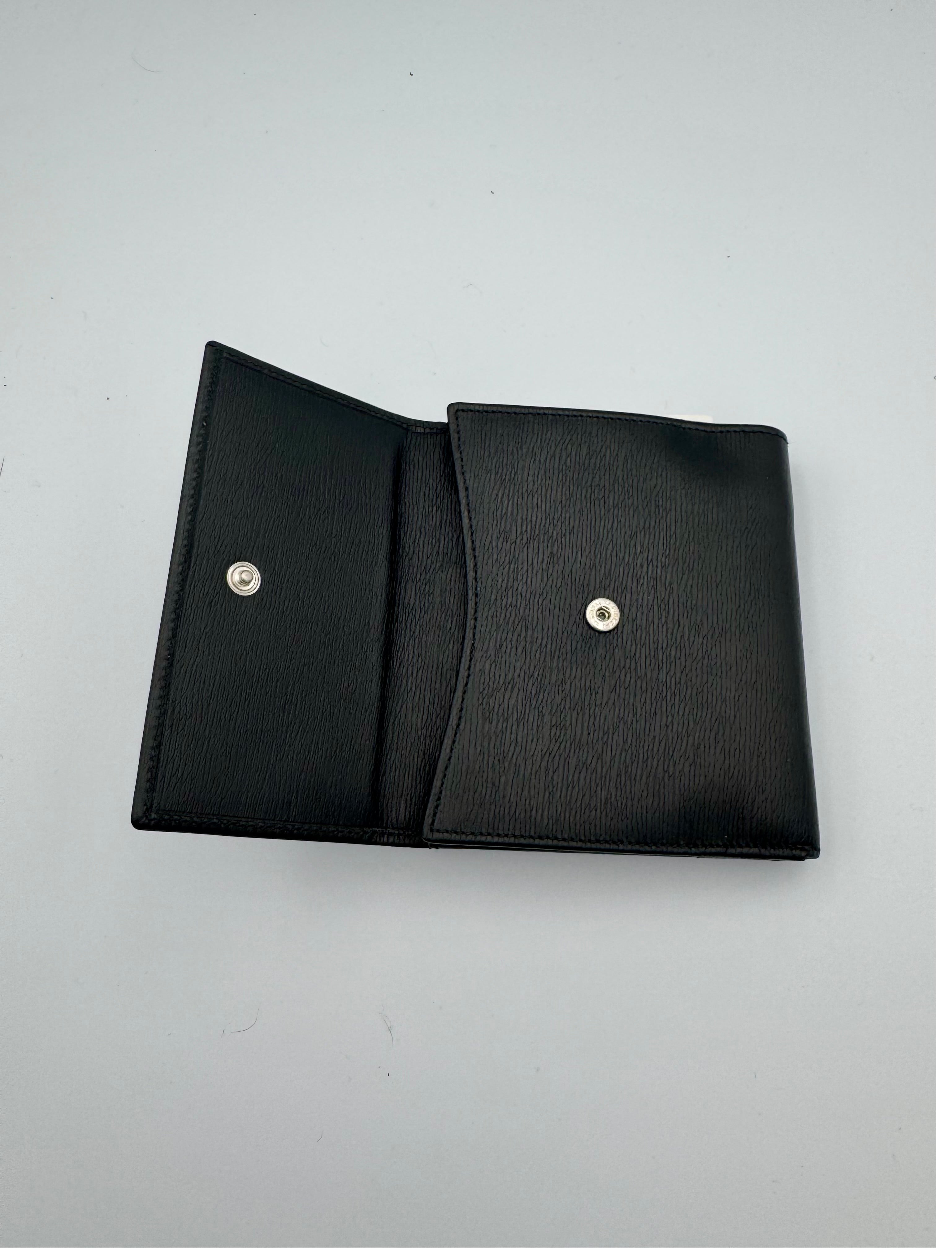 GUCCI BLACK LEATER WALLET -NEW