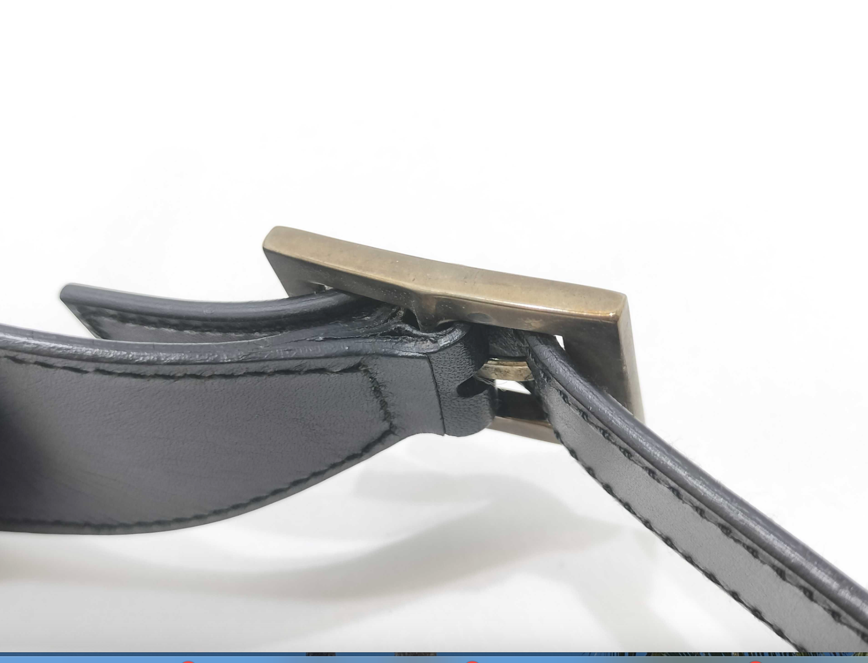 GUCCI JACKIE GG BLACK LEATHER CANVAS SHOULDER BAG - VERY GOOD CONDITION