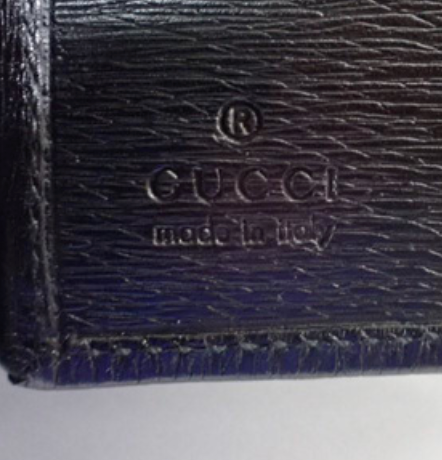 GUCCI BLACK LEATER WALLET -NEW